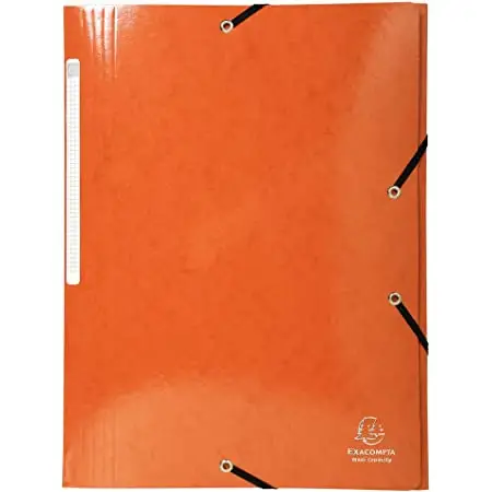 EXACOMPTA Eckspannermappe Iderama, A4, Karton, orange (EAN: 3130630558361)