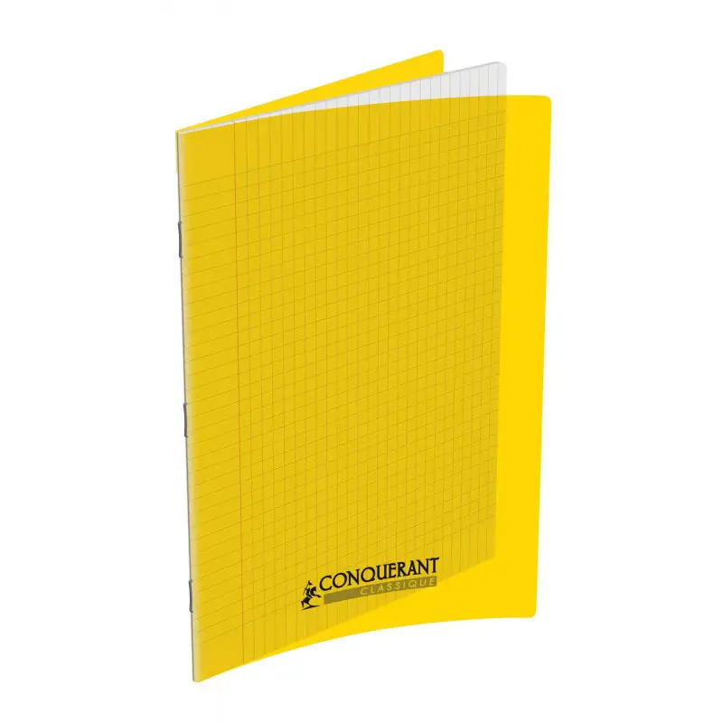 CONQUERANT CLASSIQUE Notizbuch 210 x 297 mm, Seyès, gelb, jaune (EAN: 3020121206928)