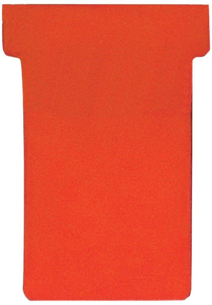 FRANKEN T-Karten, Größe 2 / 48 x 84 mm, rot (EAN: 4016946200837)