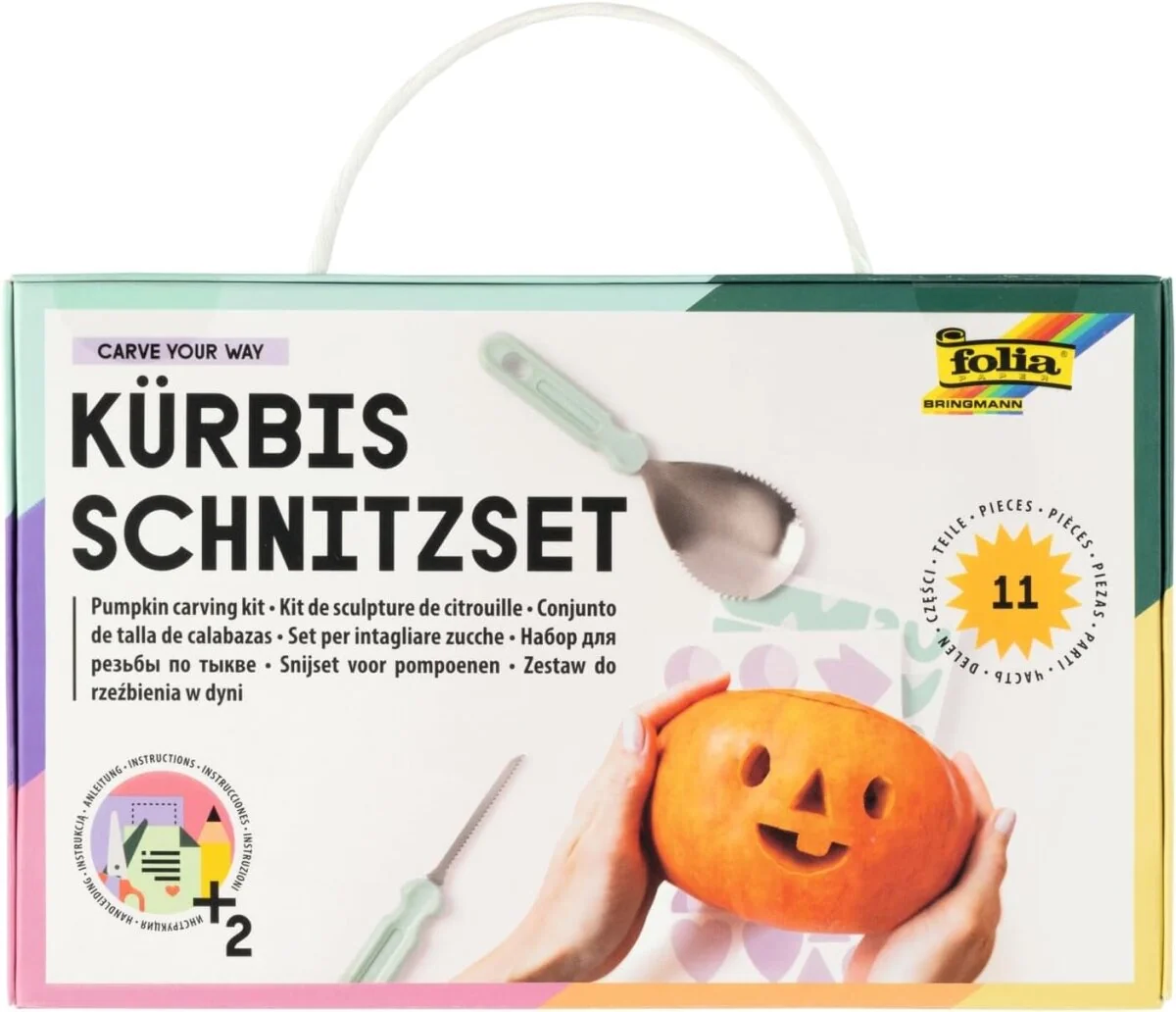 folia Kürbisschnitz-Set CARVE YOUR WAY, 11-teilig (EAN: 4001868131987)