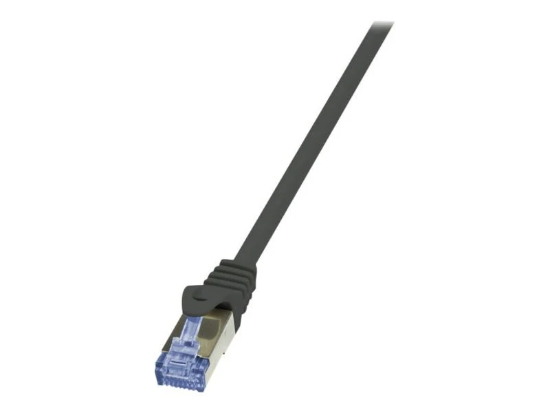 LogiLink Patchkabel PrimeLine, Kat.6A, S/FTP, 0,25 m,schwarz (EAN: 4052792032376)