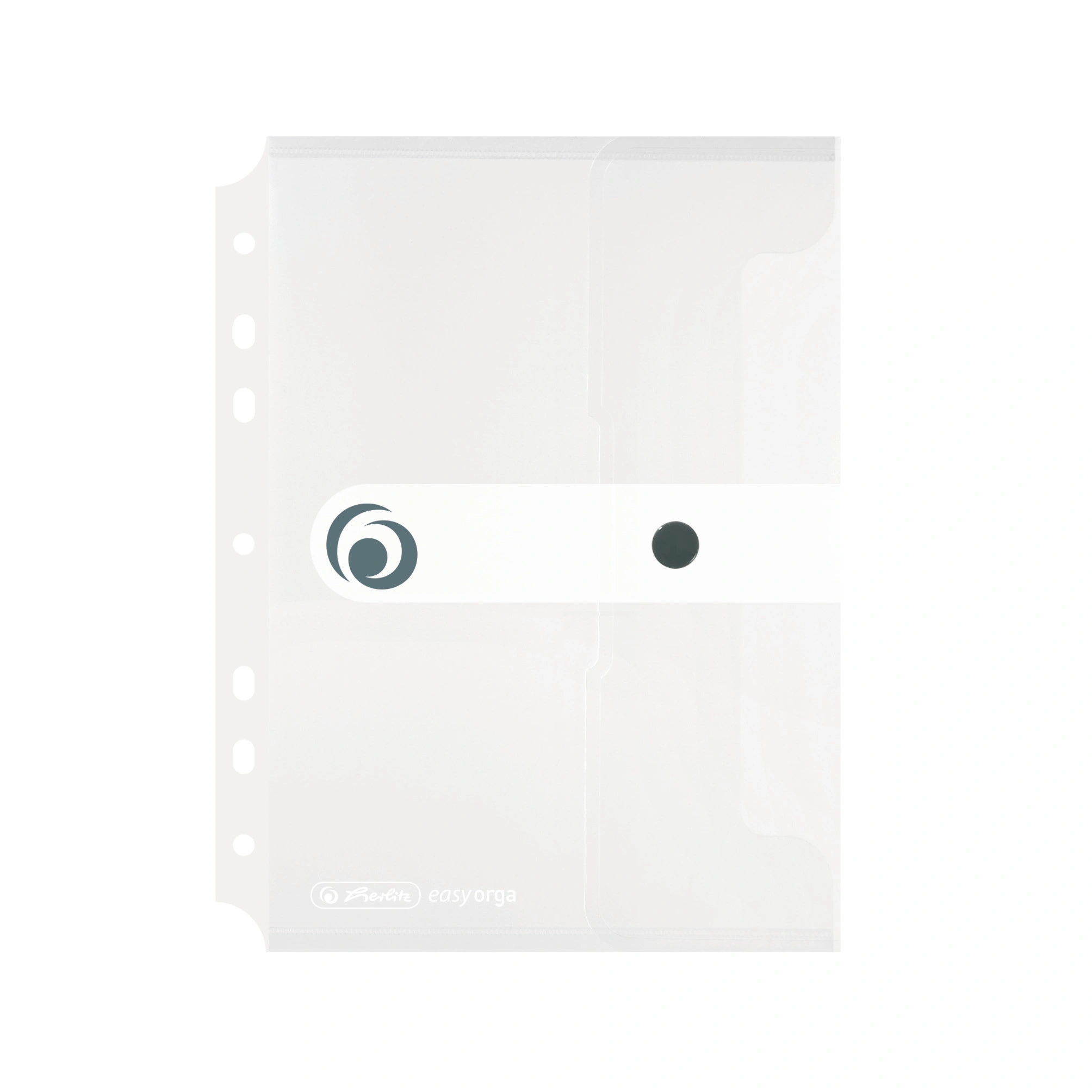 herlitz Dokumententasche easy orga to go, transparent, grau (EAN: 4008110464701)
