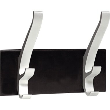 UNiLUX Wandgarderobe "CYPRES", 2 Haken (EAN: 3595560009589)