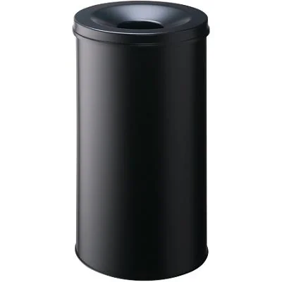 DURABLE Papierkorb SAFE, rund, 60 Liter, schwarz (EAN: 4005546988580)