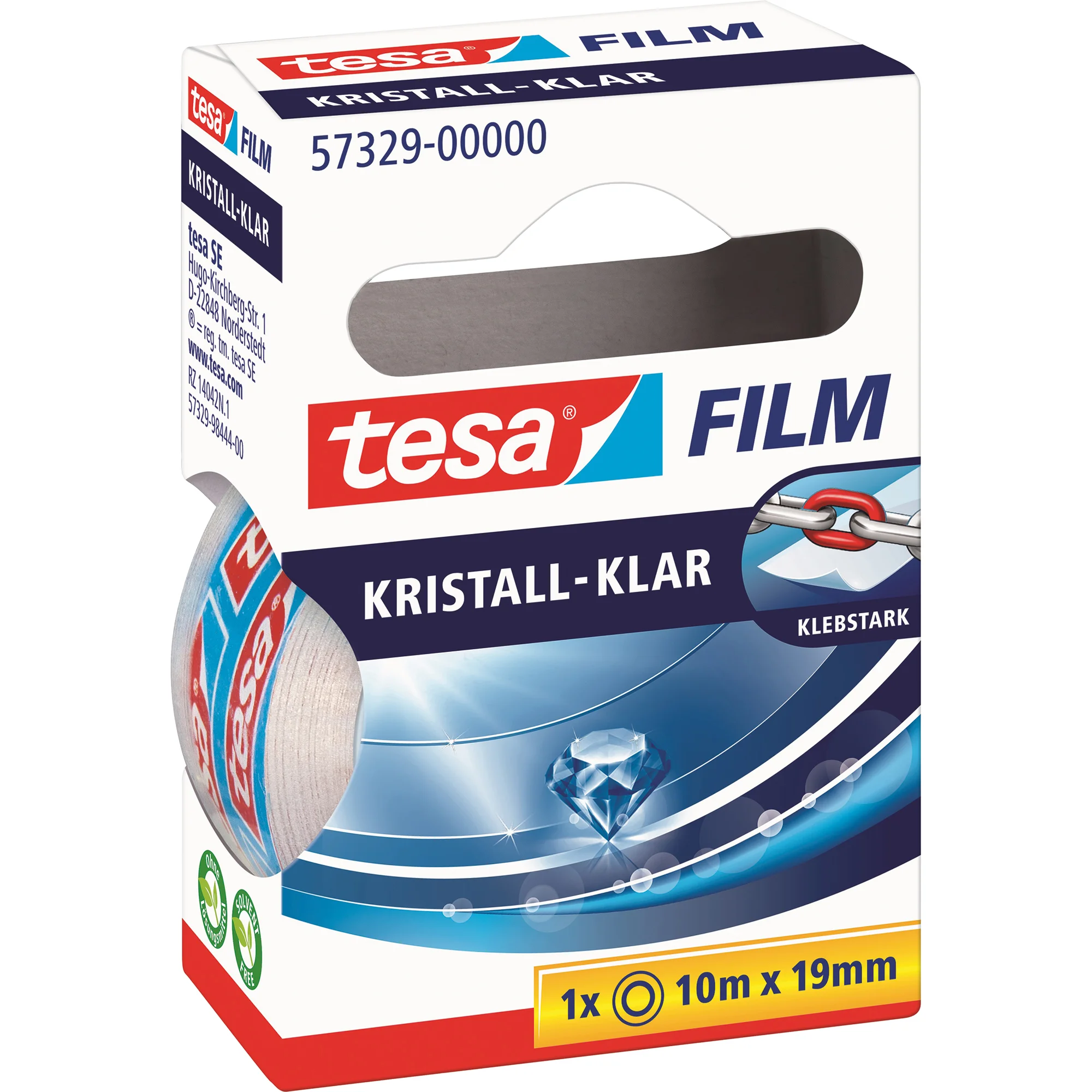 tesa Film, kristall-klar, 19 mm x 10 m (EAN: 4042448040008)