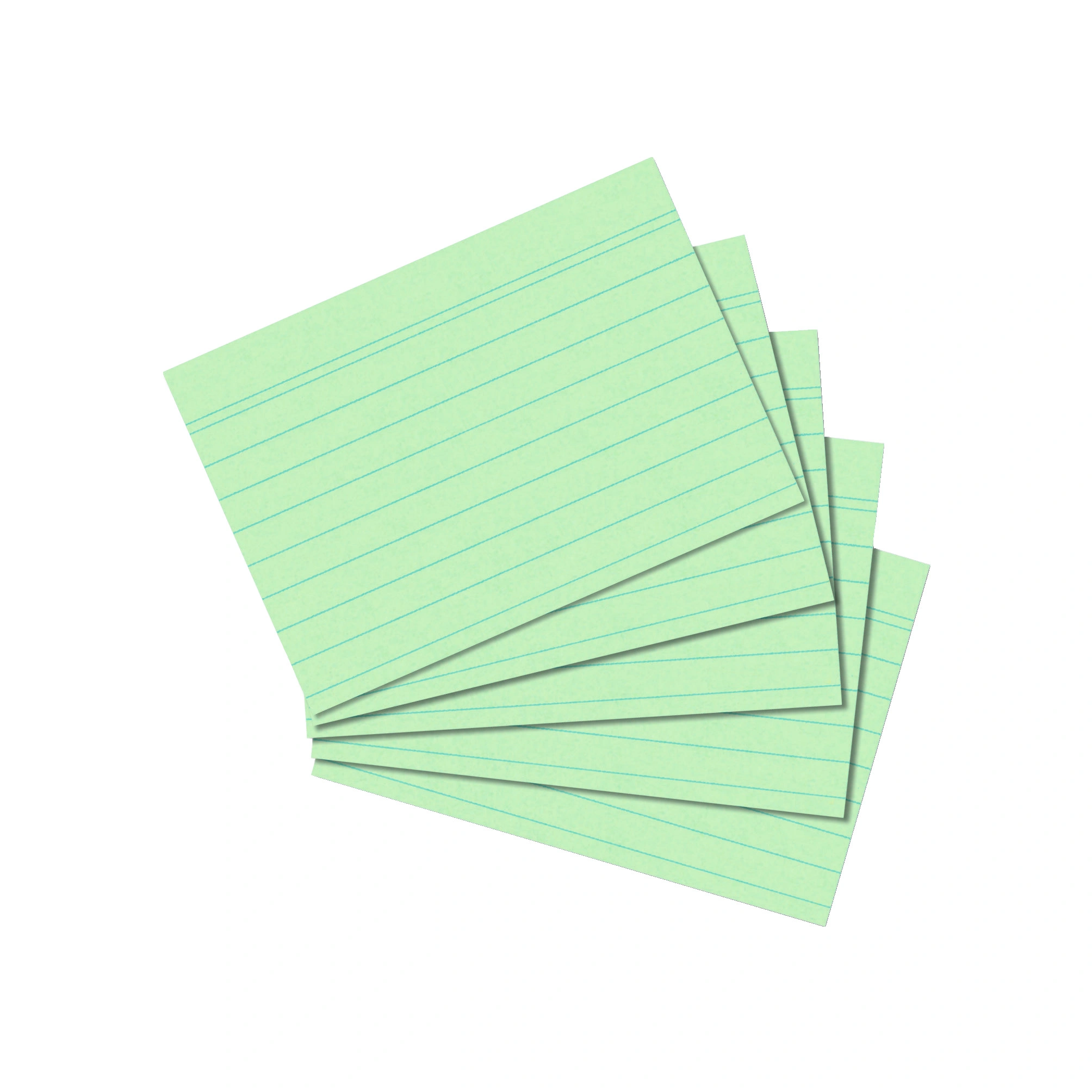 herlitz Karteikarten, DIN A7, liniert, grün (EAN: 4008111150757)