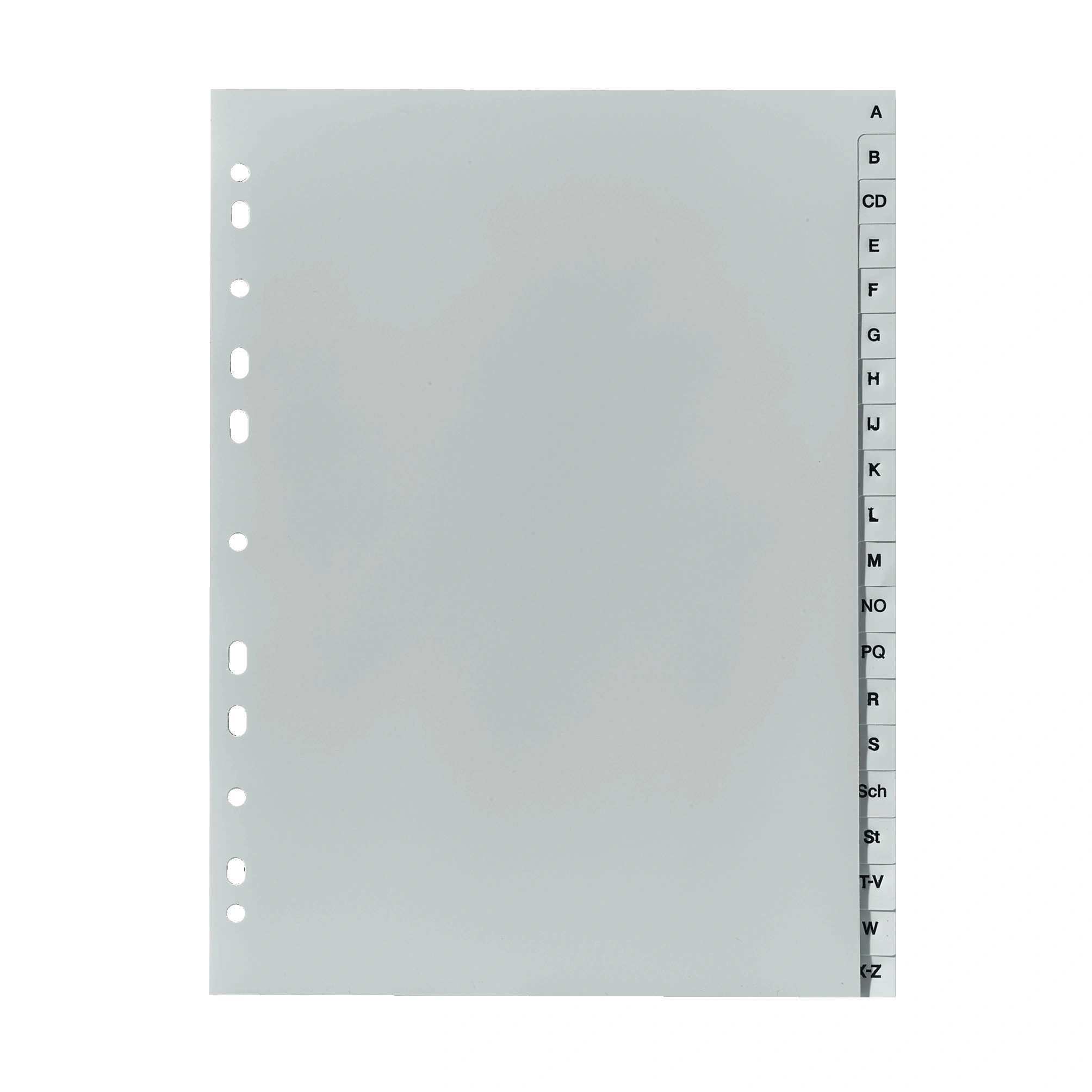 herlitz Kunststoff-Register, A-Z, A4, 20-teilig (EAN: 4008110314884)