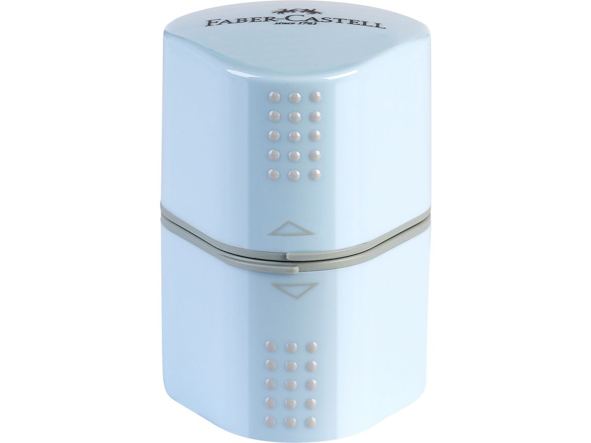 FABER-CASTELL Dreifach-Spitzdose GRIP, hellblau (EAN: 4005401838746)