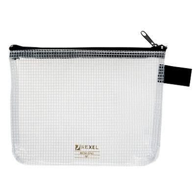 Rexel Reißverschlusstasche Mesh Bags, DIN A6, schwarz (EAN: 4013702023549)