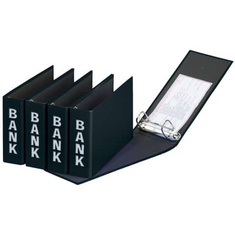 PAGNA Bankordner "Basic Colours", für Kontoauszüge, schwarz (EAN: 4009212015600)