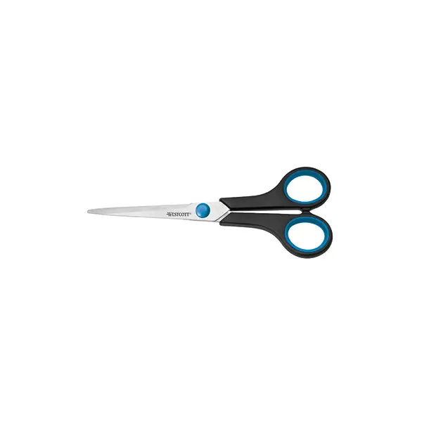 WESTCOTT Schere Easy Grip, Länge: 175 mm, blau/schwarz (EAN: 4027521302716)
