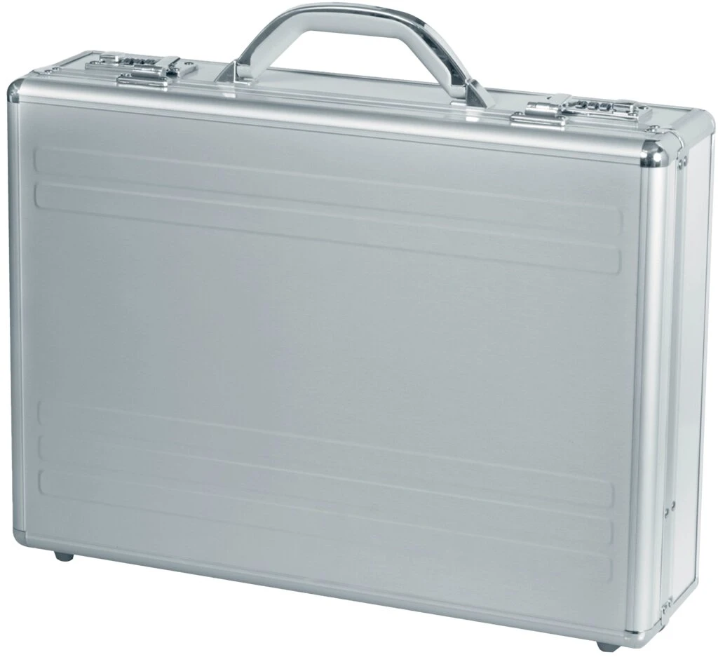 ALUMAXX Laptop-Attaché-Koffer "KRONOS", Aluminium, silber (EAN: 4021068451319)