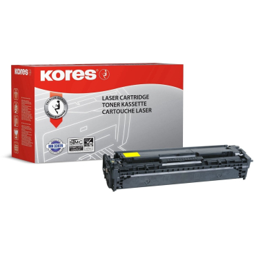 Kores Toner G1216RBG ersetzt hp CB542A/Canon 716Y, gelb (EAN: 4045257121647)