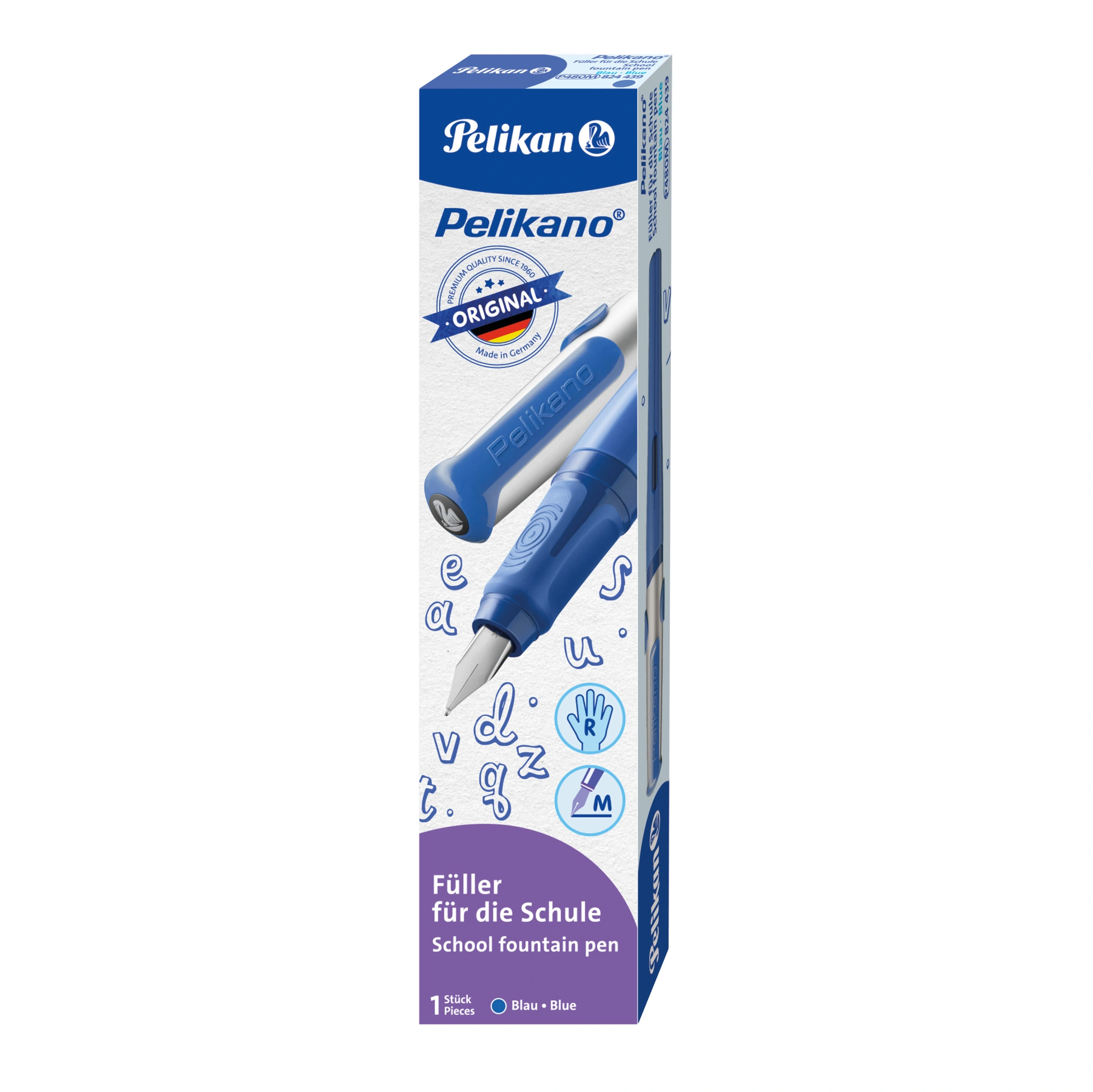 Pelikan Füllhalter Pelikano Original P480M, blau (EAN: 4012700824431)