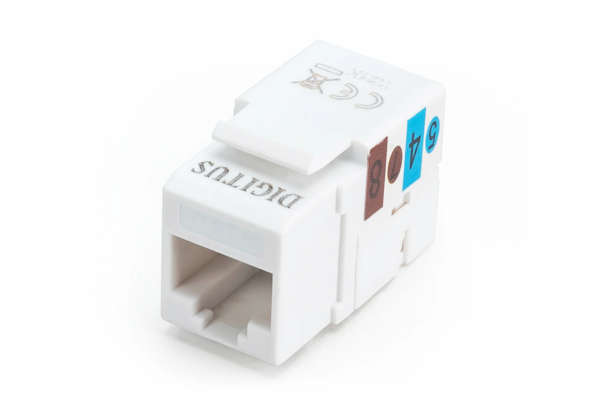 DIGITUS Keystone Modul Kat.6, Klasse E, ungeschirmt, schwarz (EAN: 4016032245100)