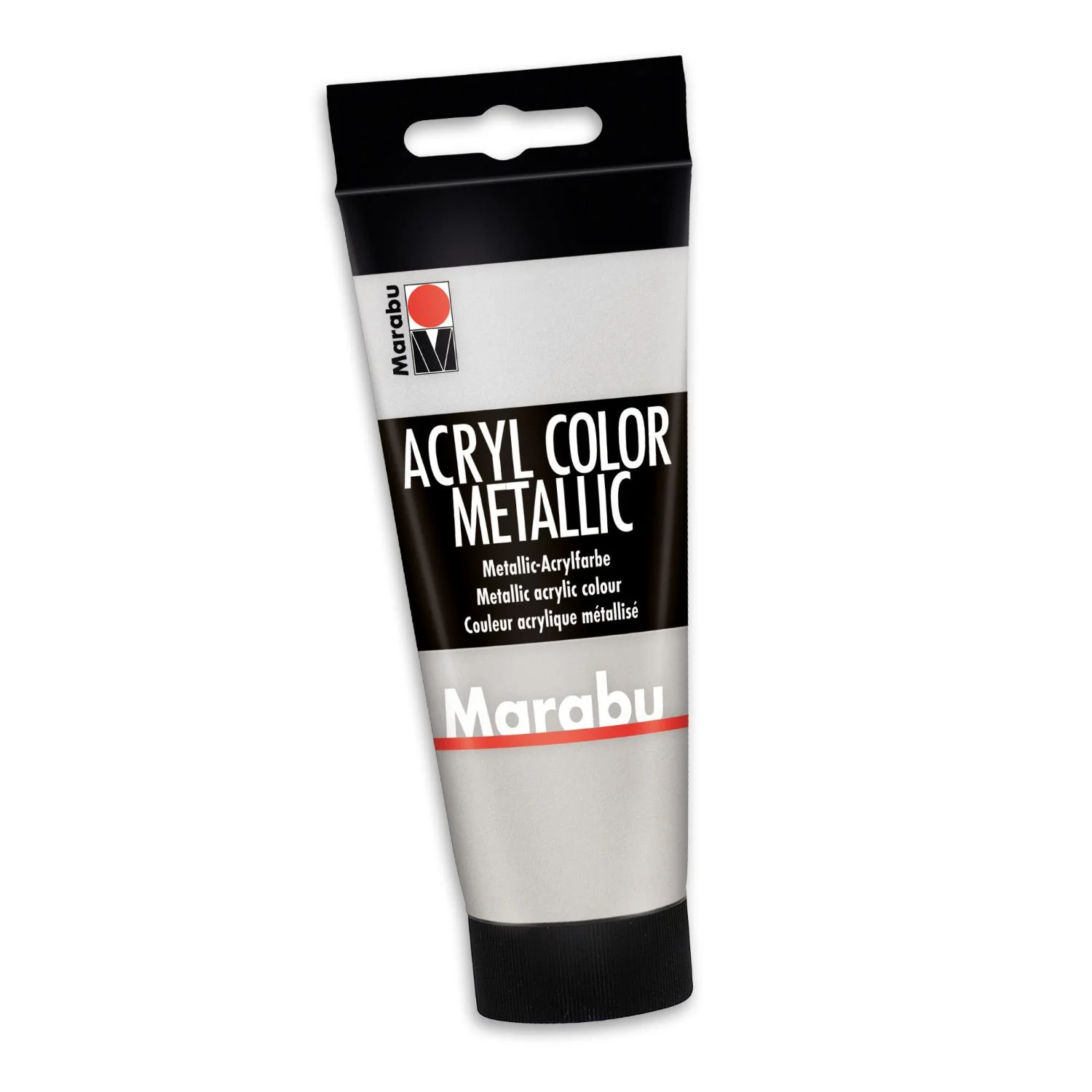 Marabu Acrylfarbe Acryl Color, 100 ml, silber 082 (EAN: 4007751472908)