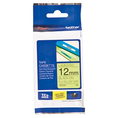 brother TZe-Tape TZe-C31 Schriftbandkassette,Bandbreite:12mm (EAN: 4977766691659)