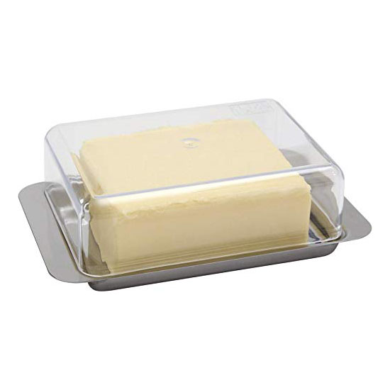 APS Kühlschrank-Butterdose, aus Edelstahl (EAN: 4004133000636)