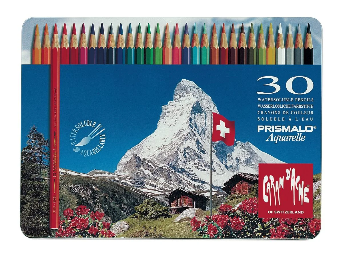 CARAN D'ACHE Buntstifte PRISMALO Aquarelle, 30er Metalletui (EAN: 7610186013300)
