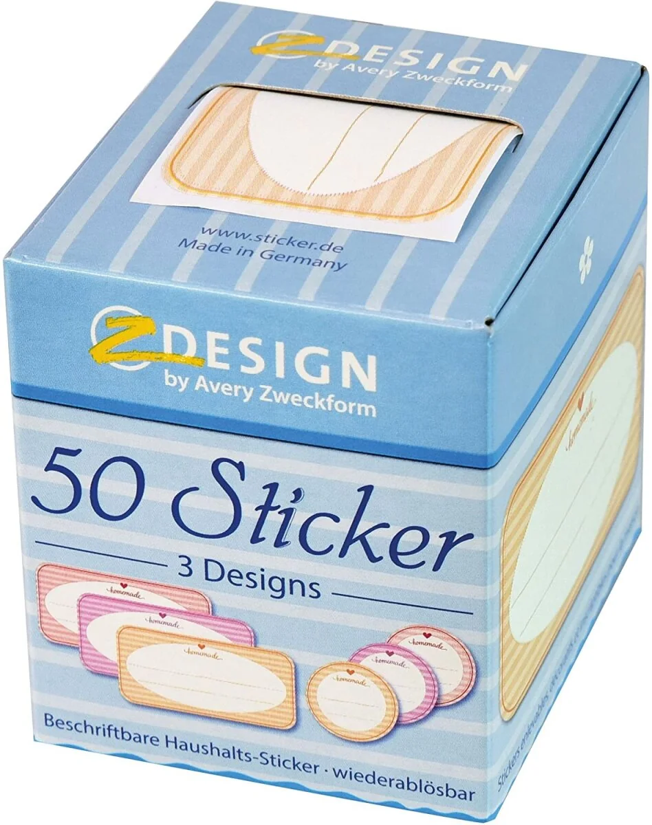 AVERY Zweckform ZDesign Sticker auf Rolle "Homemade" (EAN: 4004182568200)