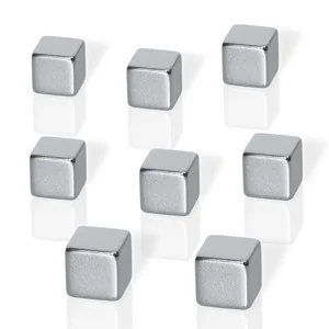 sigel Neodym-Würfelmagnet, Maße: 10 x 10 x 10 mm, vernickelt, silber (EAN: 4057521000251)