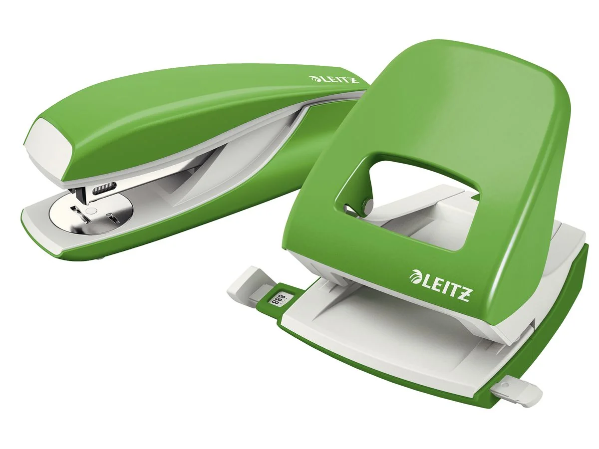 LEITZ Heftgerät- & Locher-Set Nexxt WOW, grün-metallic (EAN: 4002432123537)