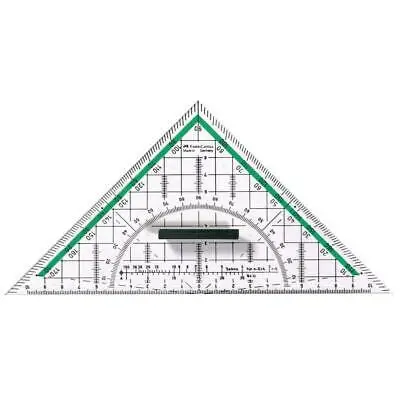 FABER-CASTELL Geometriedreieck BK 1 groß, mit Griff (EAN: 4005401770909)