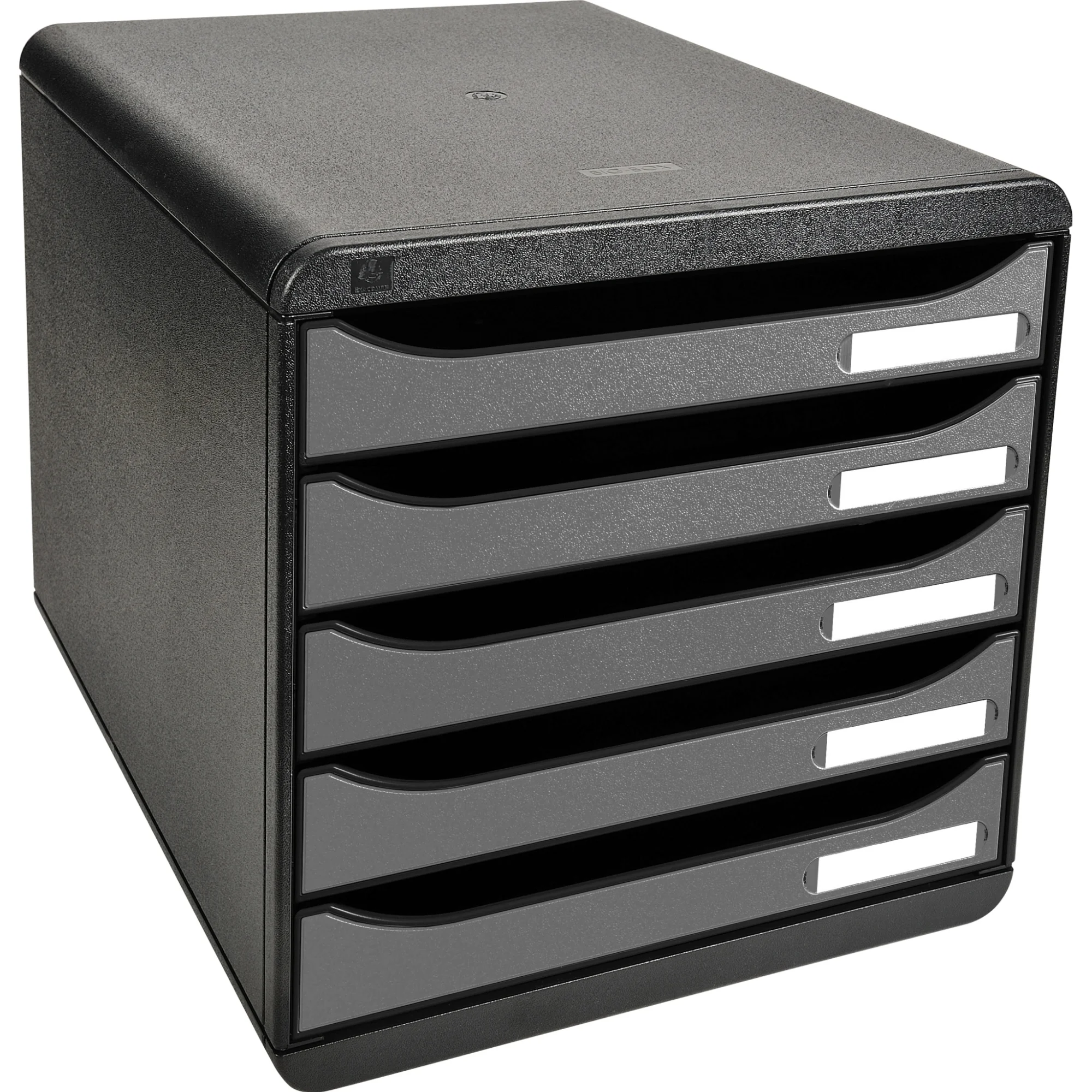 EXACOMPTA Schubladenbox BIG-BOX PLUS, 5 Schübe, silber (EAN: 9002493423282)