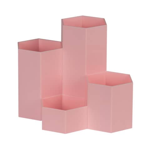 WEDO Multiköcher HONEYCOMB, 4 Fächer, PP, rosa (EAN: 4003801873145)