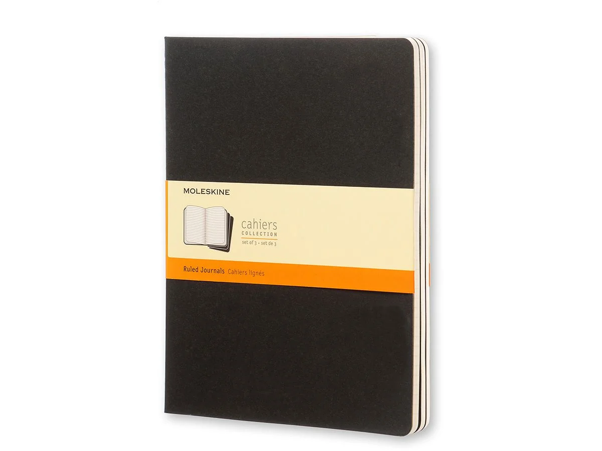 MOLESKINE Notizheft Cahier, XL, liniert, Karton, schwarz (EAN: 9788883705014)
