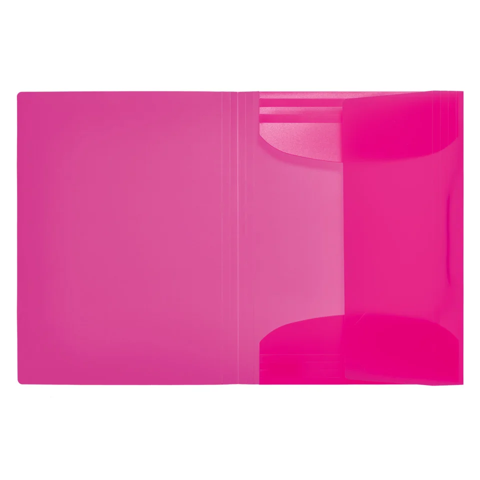 HERMA Eckspannermappe, aus PP, DIN A4, neon-pink (EAN: 4008705196574)