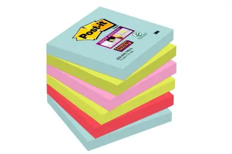 Post-it Haftnotizen super sticky notes, 76 x 76 mm, Cosmic (EAN: 0076308499419)