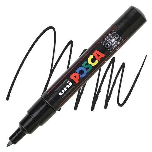 POSCA Pigmentmarker PC-1MC, schwarz (EAN: 4902778654057)