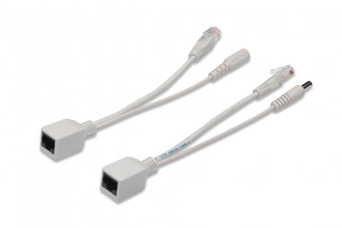 DIGITUS PoE Kabelset, passiv, Splitter + Injektor, 2-teilig (EAN: 4016032260240)