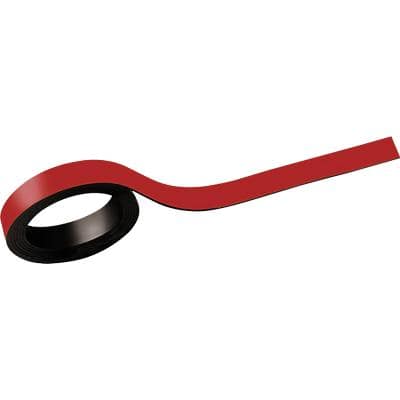 MAUL Magnetstreifen, (B)10 mm (L) 1.000 mm, rot (EAN: 4002390024525)