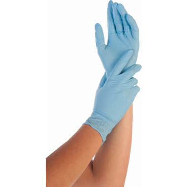 HYGOSTAR Nitril-Handschuh SAFE PREMIUM, S, blau, puderfrei (EAN: 4015544270624)