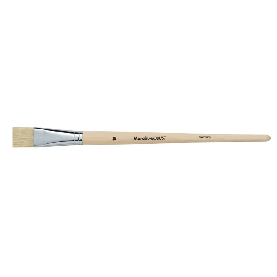 Marabu Borstenpinsel Robust, flach, Gr. 18 (EAN: 4007751345967)