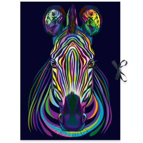 RNK Verlag Zeichnungsmappe "Neon", Karton, DIN A2 (EAN: 4002871453653)