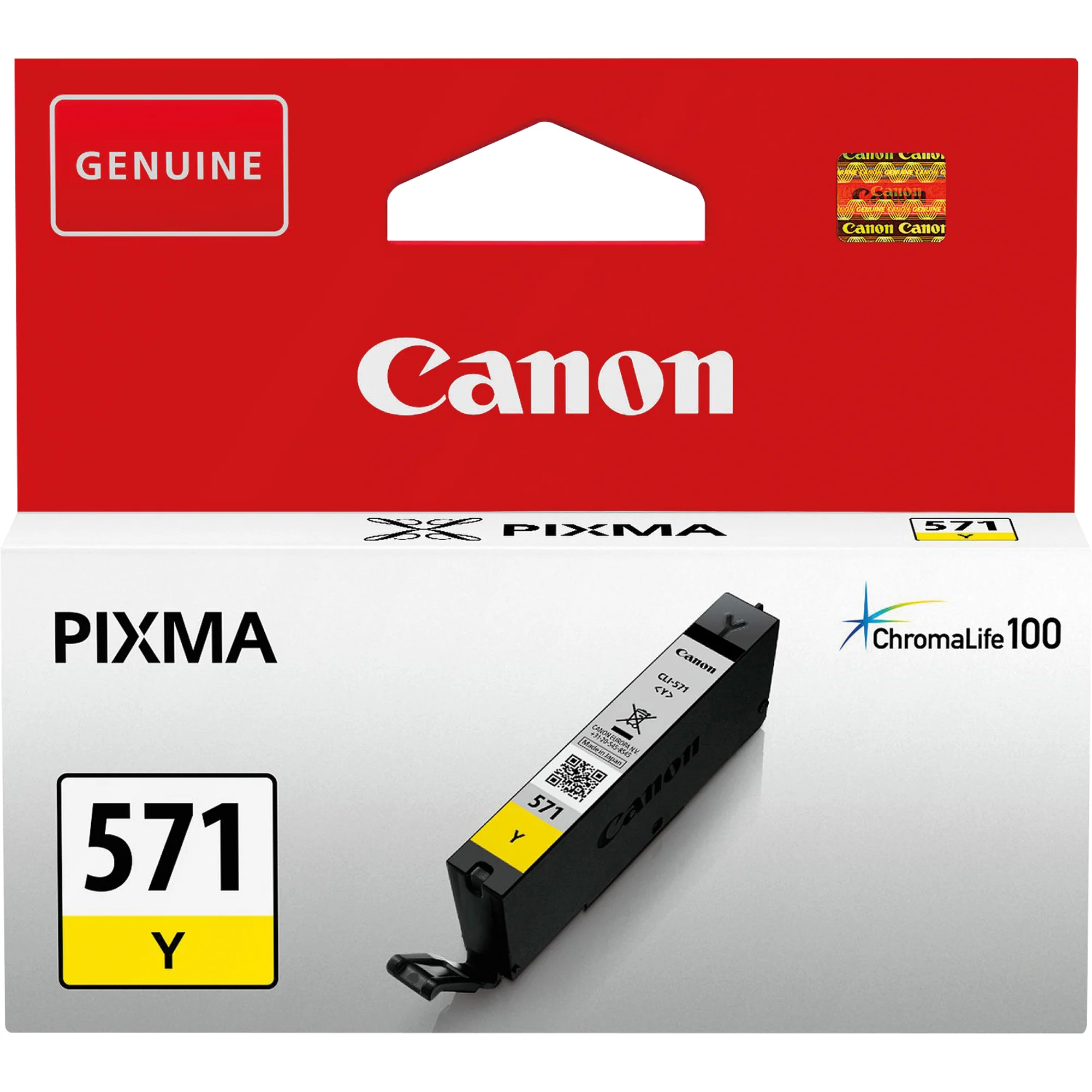 Canon Tinte für Canon PIXMA MG5700, CLI-571, gelb (EAN: 4549292032970)