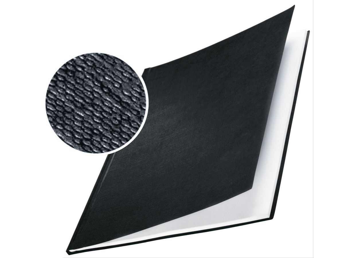 LEITZ Buchbindemappe impressBind, A4, 24,5 mm, schwarz, Hard (EAN: 4002432373598)