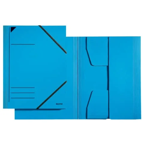 LEITZ Eckspannermappe, DIN A4, Karton 320 g/qm, blau (EAN: 4002432329786)