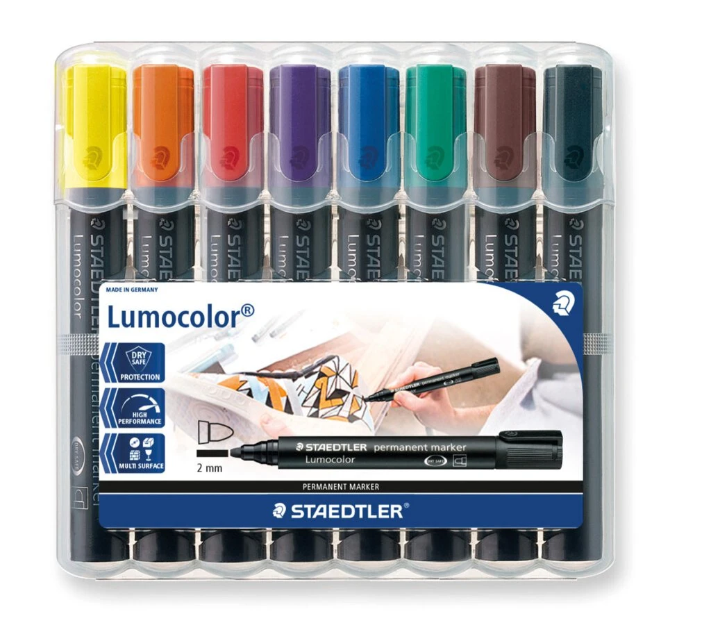 STAEDTLER Lumocolor Permanent-Marker 352, 8er Etui (EAN: 4007817186282)