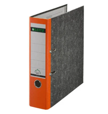LEITZ Wolkenmarmor-Ordner, 180 Grad, DIN A4, 80 mm, orange (EAN: 4002432359301)