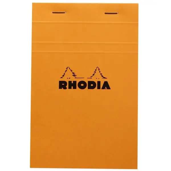 RHODIA Notizblock No. 14, 110 x 170 mm, kariert, orange (EAN: 3037920142005)