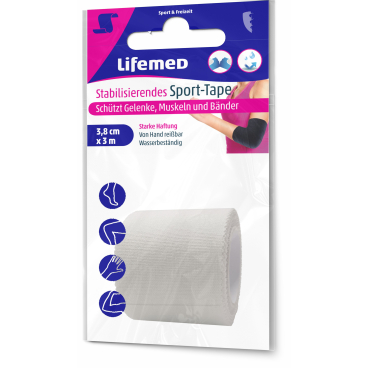 Lifemed stabilisierendes Sport-Tape, 38 mm x 3,0 m (EAN: 4251594211280)