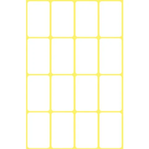 AVERY Zweckform Vielzweck-Etiketten, 29 x 18 mm, weiß, KP (EAN: 4004182030745)