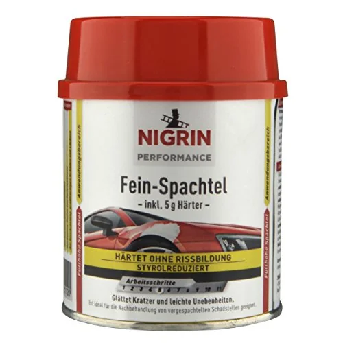 NIGRIN Performance Fein-Spachtel, 250 g, weiß (EAN: 4008153721120)