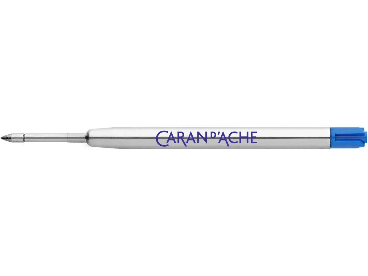 CARAN D'ACHE Tintenroller-Ersatzmine, M, blau (EAN: 7630002347006)