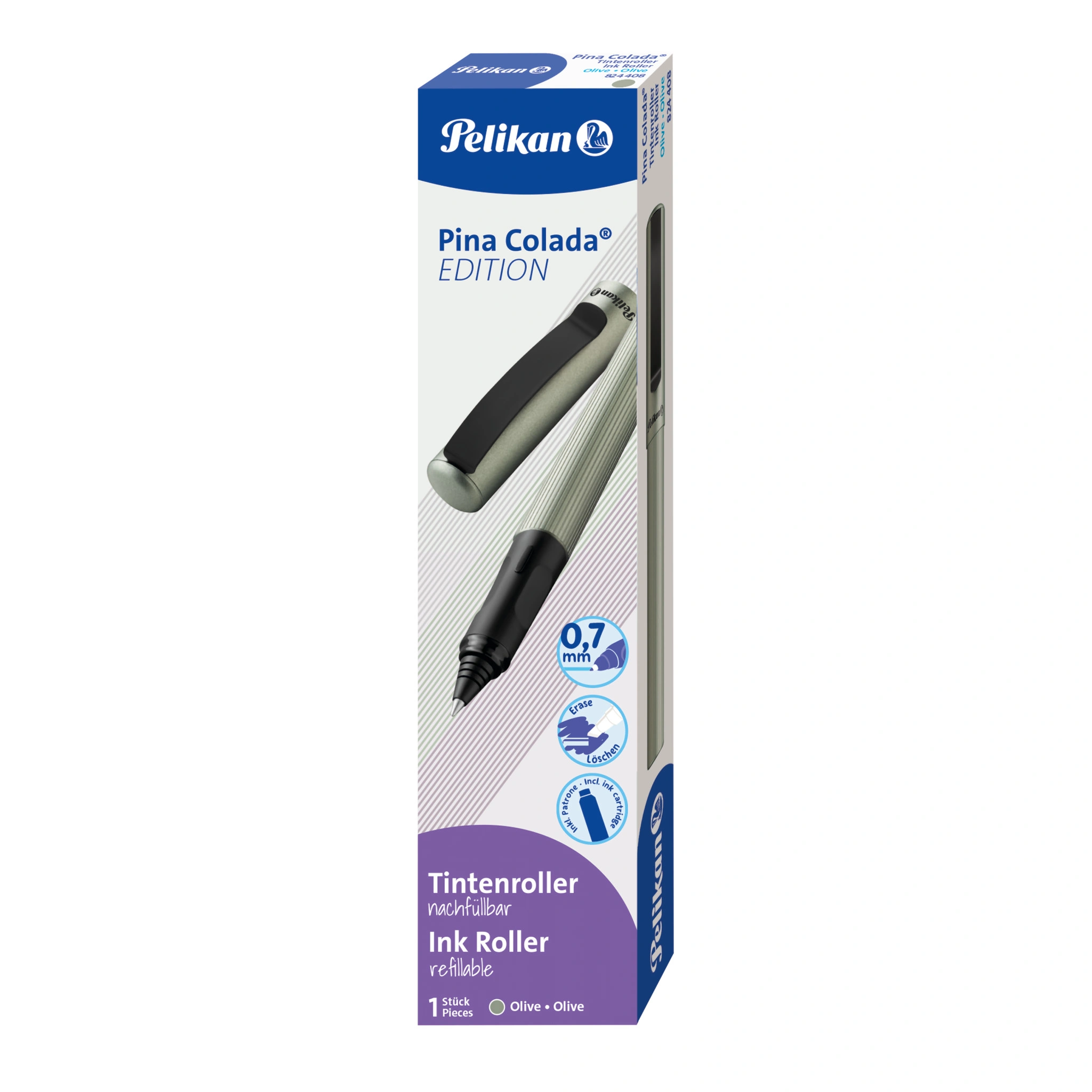 Pelikan Tintenroller Pina Colada Edition, olive-metallic (EAN: 4012700824400)