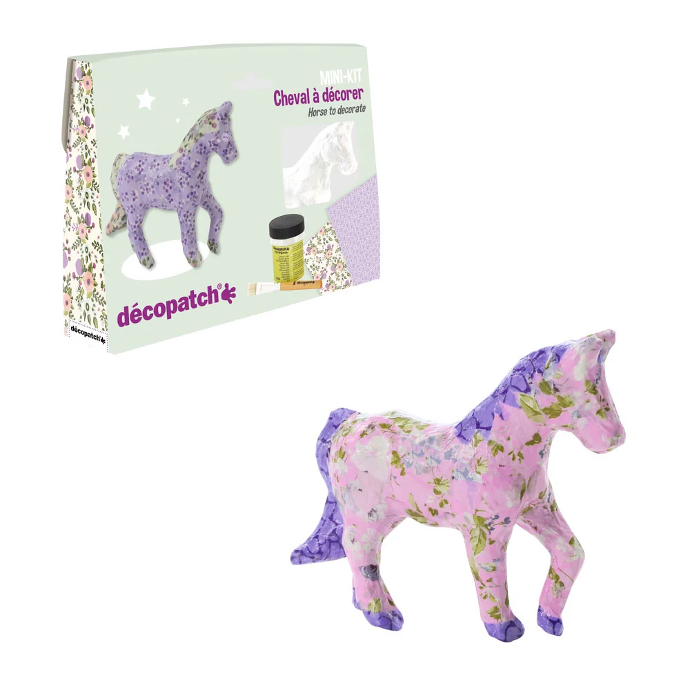 décopatch Pappmaché-Set "Pferd", 5-teilig (EAN: 3609510350222)